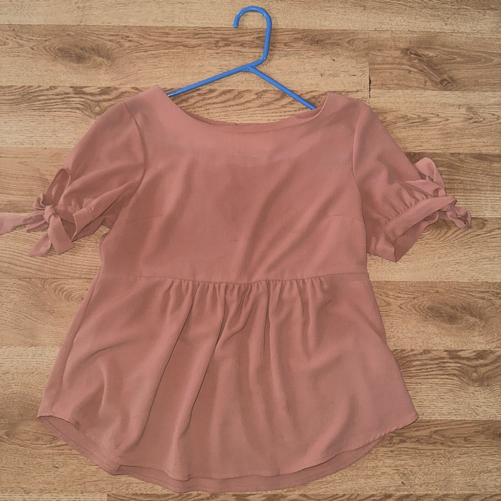 PEACHY PINK BLOUSE